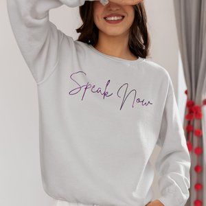 Speak Now Ash Sweatshirt / Taylor Swift / Sweatshirt / Speak Now